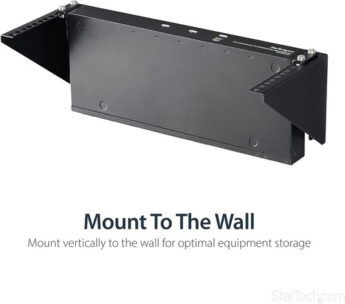 StarTech.com 4U Wall Mount Patch Panel Bracket - 19 inch Steel Vertical Mounting - Picture 5 of 8