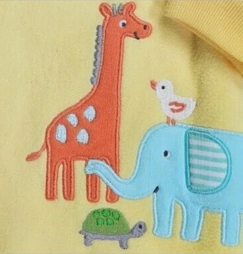 Carter's Baby 0-9 Monate gelb Fleece Tier Applikation Schlafsack, Schlafsack - Bild 2 von 2