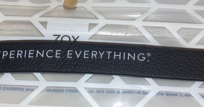 Zox Experience Everything Rare Black Vegan Leather Imperial Wristband Rarität