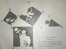 Large Graphite Drawing-Family Theorem–James Spencer Russell-New York Modernist