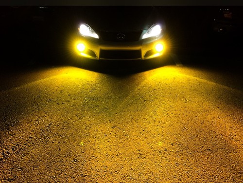 Pair 9006 Super Bright LED Fog Light Bulb 3000K Yellow for Subaru Baja 2003-2006 - Picture 9 of 11