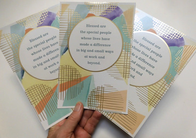 3 Cards DaySpring Retirement Encouragement Blessed are The Special People Like U