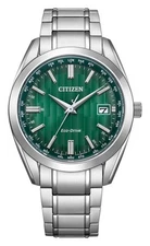 ​CITIZEN CB0261-53W Green Eco-Drive Radio Controlled Men's Watch New in Box​