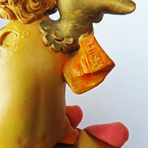 Vintage FONTANINI "KELLER" ITALY Cherubs Resin Figuren auf Wandhalterungen - Bild 8 von 8