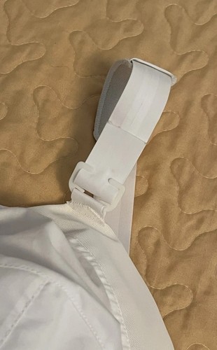 Vintage exquisiter "Ful-Ly" Long Line BH weiß 42C ungefüttert Baumwollmischung 7532 - Bild 12 von 12