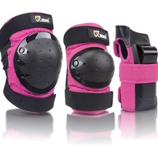 Adult  Kids Knee Pads Elbow Pads and Wrist Guards for Inline Skating, Roller...