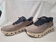 Men's Skechers Slip-ins: Arch Fit Glide-Step Pro Shoe TAUPE/BLACK Wide Authentic