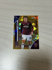 2025-26 Topps Chrome Sapphire Freddie Potts West Ham United Gold 36/50 RC