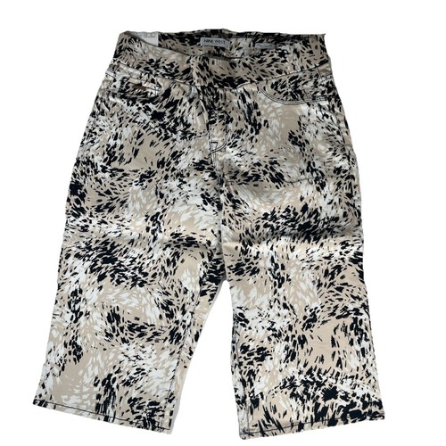 Nine West Heidi Skimmer-Shorts zum Überziehen Leopardenmuster Yoga Stretch Skinny Damen 8 - Bild 3 von 6