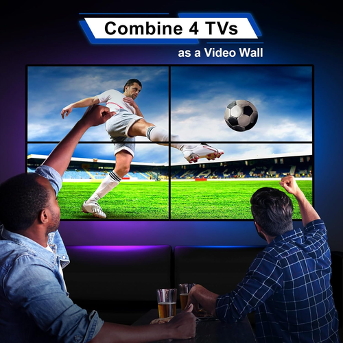 Hdml Video Wall Controller 2X2 4K, Processore Video Wall con 11 Modalità di Giunzione, - Foto 6 di 12