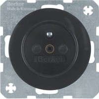 Berker 6768762045 - Type E - 2P E - Black - Thermoplastic - 250 V - 16 A