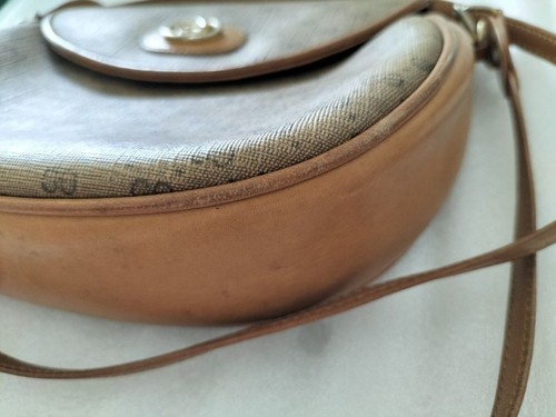 Gucci GG PVC Leder Schultertasche Braun Original Aus Japan - Bild 2 von 24