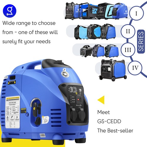 Gentrax Inverter Generator Max 3.5KW Pure Sine Wave Portable 3500W Camping RV - Picture 19 of 24