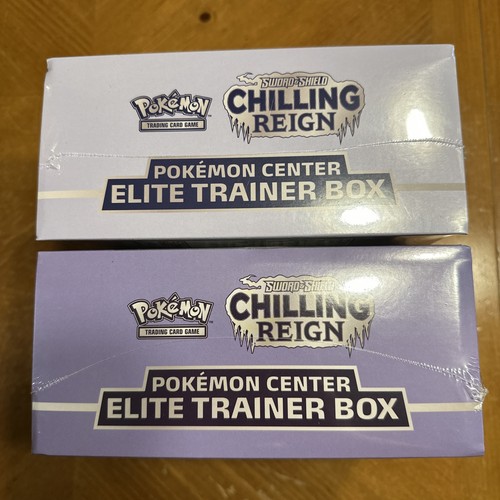 Pokemon Chilling Reign Pokemon Center Elite Trainer Box ETB Set Shadow & Ice - Picture 6 of 6