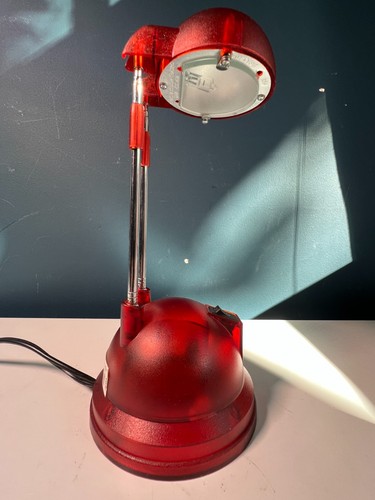 Vintage IKEA Espressivo 77 Telescoping Desk Lamp in TRANSLUCENT RED - Picture 6 of 15