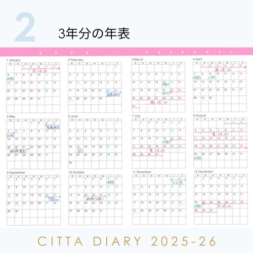 Citta Diary 2025-26 (Starting In March 2025) Aqua Green A5_ - Picture 6 of 9