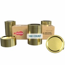 Regular Mouth Canning Lids - 160 PCS 70mm Lids for Regular Mouth Jars