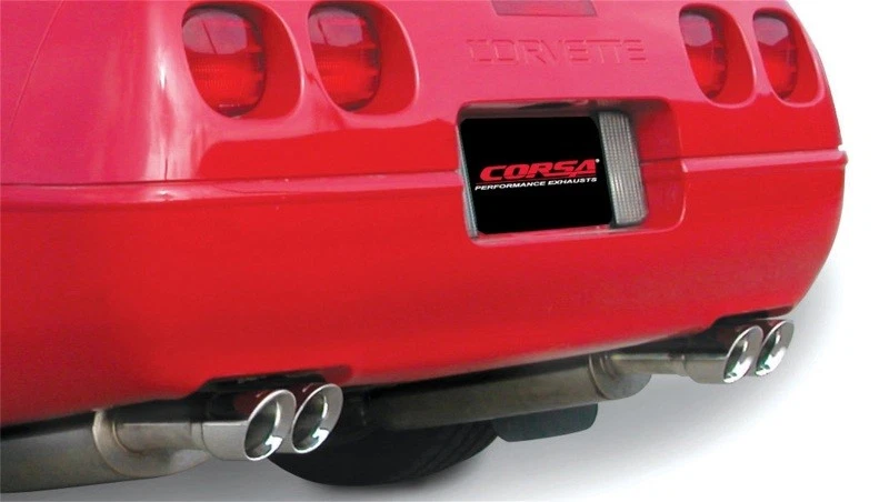 Corsa Performance Cat-Back Exhaust System for Chevrolet Corvette 1986-1991 - Image 4 of 4