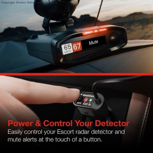 Escort Rilevatore Radar Ufficiale SmartCord Filo Dritto per MAX 360, MAX 360c, - Foto 2 di 6