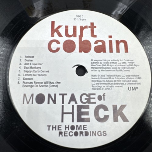 Montage of Heck The Home Recordings Kurt Cobain (Record 2015) Rare OOP 2LP Vinyl - Picture 21 of 23