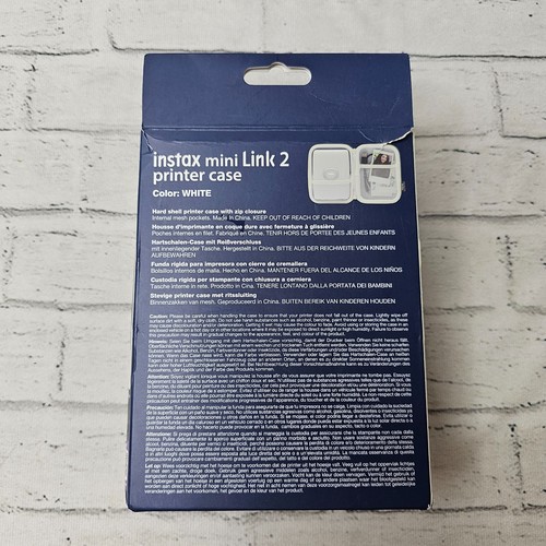 Estuche para impresora Fujifilm Instax Mini Link 2 blanco arcilla - Cubierta rígida de viaje - Imagen 5 de 8