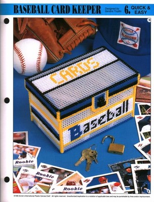 Baseball Card Keeper | Annie's Plastic Canvas Club Quick & Easy PLCX423-04