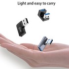 90 Degree USB 3.0 Male To Female Adapter Connector Angle Extension-Mult Optional