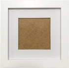 6X6 Picture Frames White without Mat, 3.5X3.5 Picture Frame Mat, Solid