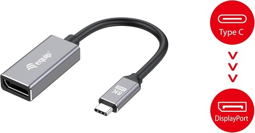 Equip 133493 USB-C-auf-DisplayPort-1.4-Adapter, 8K/30Hz - Bild 4 von 5