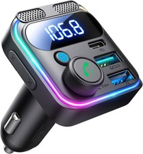 Bluetooth FM Transmitter Car Adapter Fast Charging