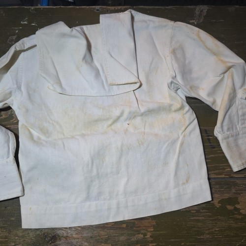 Vintage WW2 Child’s Wool Navy Uniform Top, Shirt, Pants Custom Tailored Outfit - Picture 8 of 12