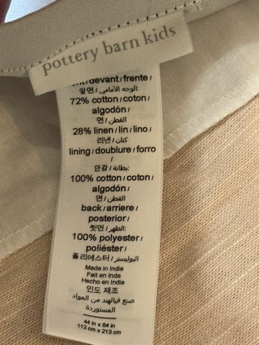 New Set/2 Pottery Barn Kids Evelyn Blackout Curtains 44x84 ” Blush Small Flaw - Picture 6 of 7