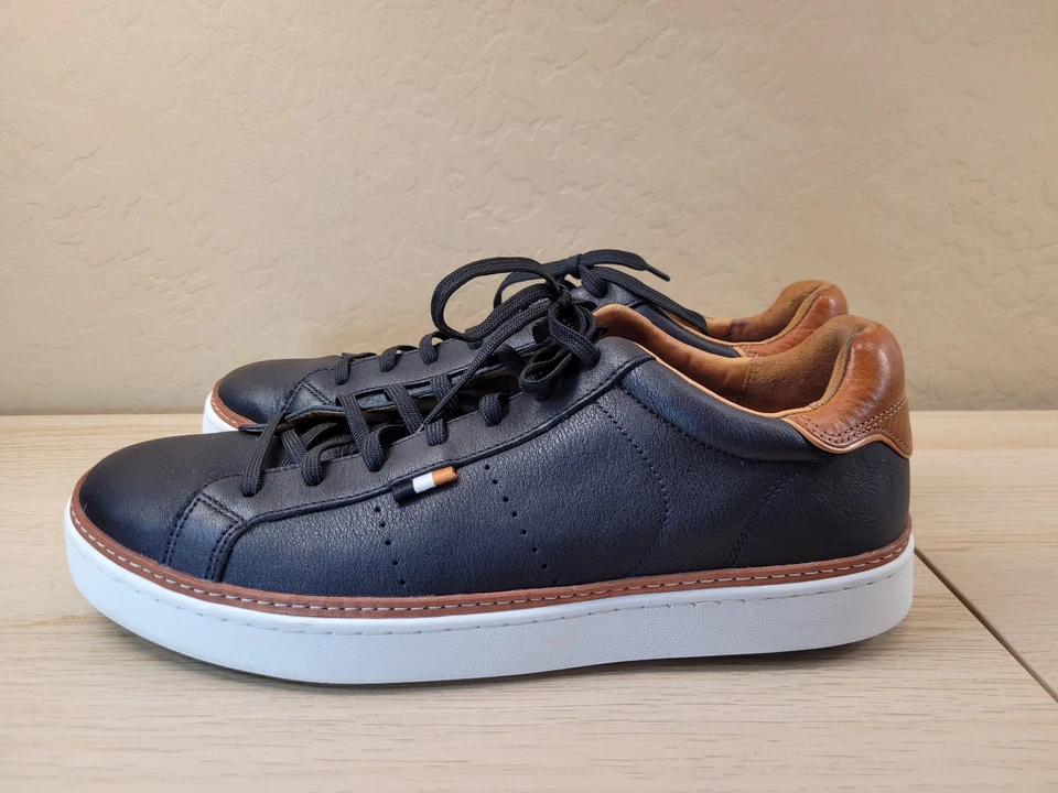 Allen Edmonds Alpha Zapatillas de Lujo Zapatos Cuero Negro Parte Superior Baja Para Hombres 9.5 E Foto 2 de 4