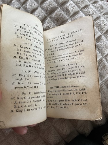 Antique Easy Guide To The Game Of Chess By Charles Check Esq London Print 1818 - Picture 10 of 10