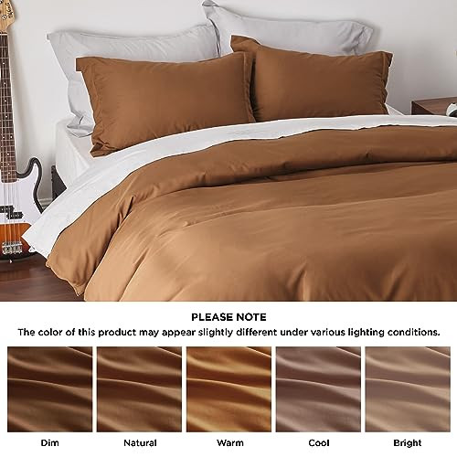 Duvet Cover Twin/Twin XL Size - Soft Twin/Twin XL (68" x 90") 01 - Brown - Picture 6 of 6