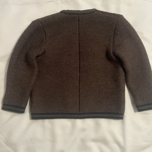 St. Peter Trachten Knit Wool blend Sweater Cardigan Brownish Boys Size 5 - Picture 5 of 6