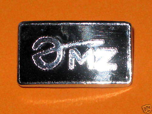 Mz Emz Motos Revers Broche Chapeau Chrome Émail Badge - Zdjęcie 1 z 1