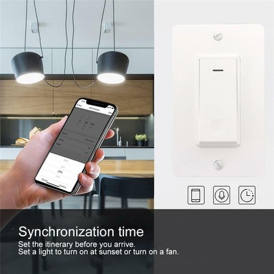 Ac 100 240v Smart Wifi Led Light Switch Wall Tin Panel Phone App Remote Control 714755927818 Ebay