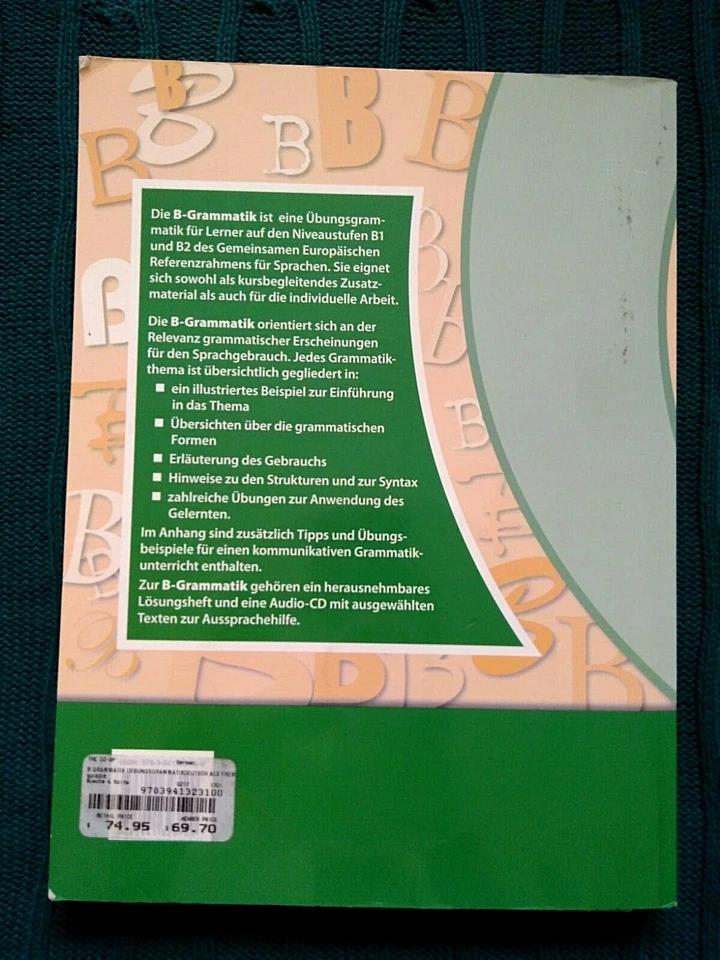 B GRAMMATIK UBUNGSGRAMMATIK DEUTSCH ALS FREMDSPRACHE SPRACHNIVEAU B1/B2  - Image 2 of 2