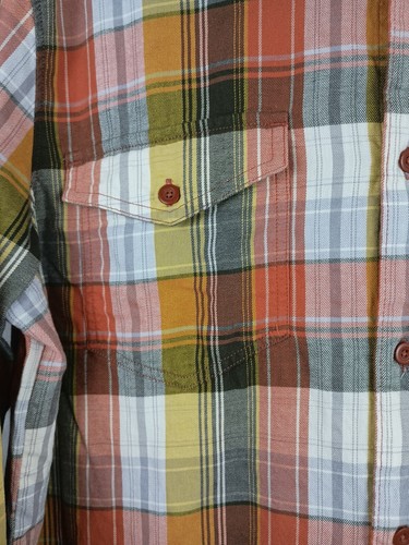 Merrell Button Down Men's Shirt Size Medium Pockets M Flannel - Picture 4 of 5