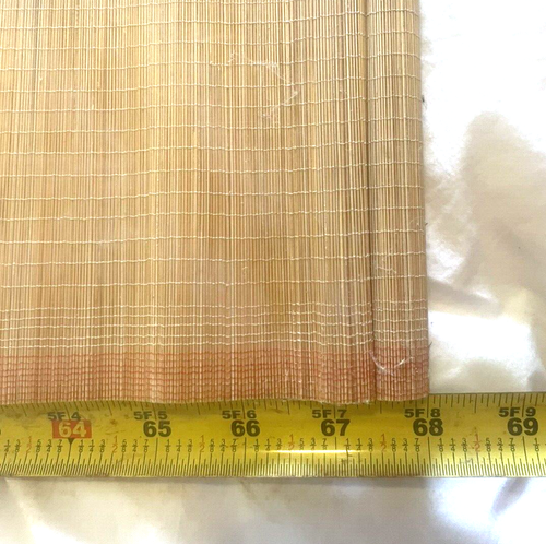 Bamboo Hanging Wall Scroll Art Great Wall of China Chinese LARGE Vge 26" X 5' 6" - Photo 13 sur 14