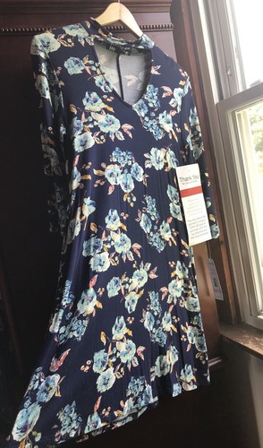 Nwt! Madison Leigh echa de menos el vestido talla 6 azul marino / turquesa hasta la rodilla - Imagen 7 de 11