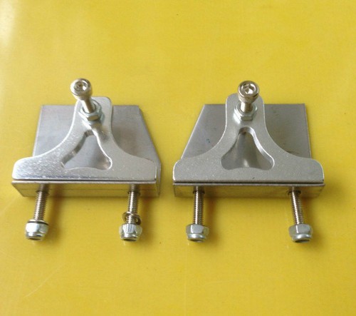 2pcs CNC Trim Tabs 38mm X 30mm set for small electric nitro rc boat 282 - Picture 3 of 11