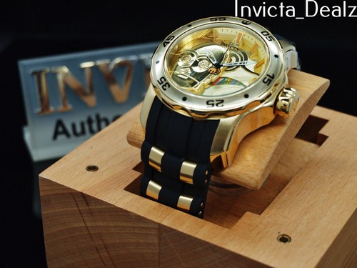 Invicta Herren Limited Ed Droids Scuba C3PO StarWars Pro Taucher goldfarbene Uhr - Bild 2 von 9