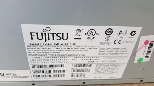 Fujitsu KVM Switch S4-0812 CAT5 with 8 KVM Ports and two PDU Two LAN Ports - Afbeelding 4 van 4