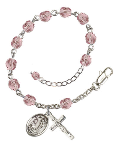 TÚ ELIGES Pulsera Rosario Mujer Santa Plata Bienaventuranza Junio Piedra Natal NUEVO - Imagen 20 de 140