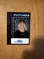2024 Leaf Futures - Braylon Doughty - Red Foil Auto #d 14/49