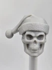 3d Printed SANTA SKULL HEAD  1:12 6" Classified/ Legend Scale