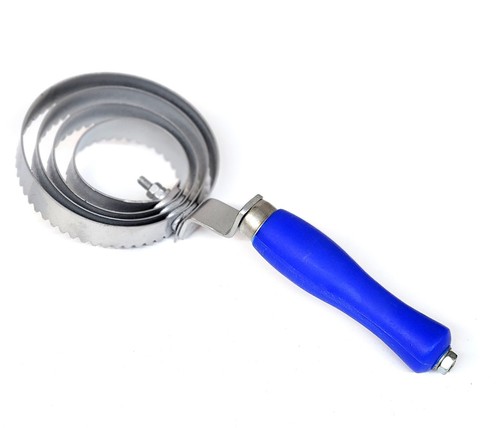 Peine de curry de acero inoxidable para aseo cepillo de caballo 4 anillos peine de curry de caballo de goma - Imagen 3 de 5