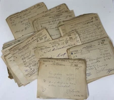 Lot 100 Antique Rx Doctor Prescriptions Druggist Forms Ephemera circa '20s - 50s